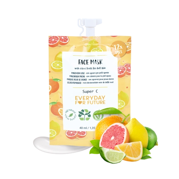 Maschera Viso Illuminante alla Arancia e Lime singola confezione
